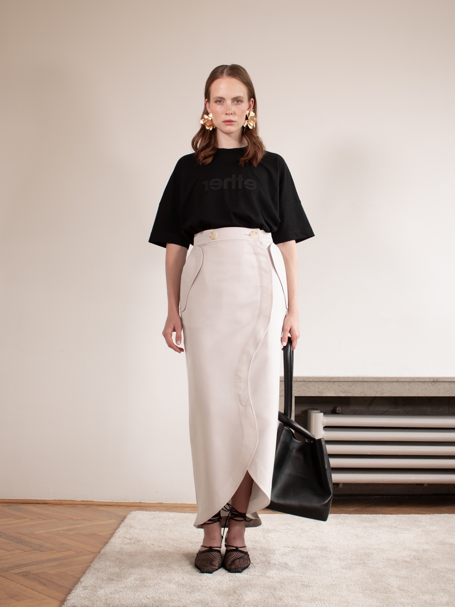 futura trench skirt